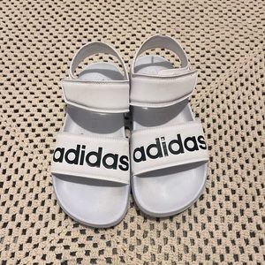 White Adidas Sandals